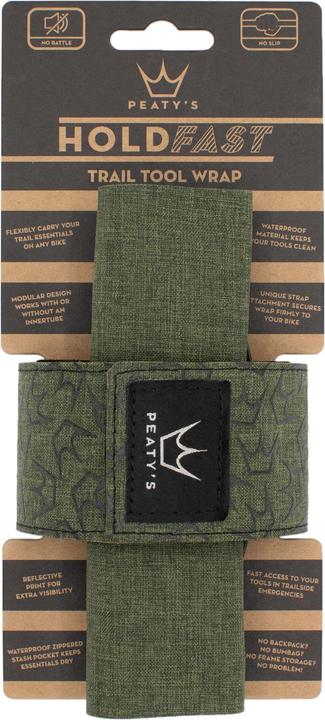 Peaty's HoldFast Trail Tool Wrap - Moss Green (Frame bag)