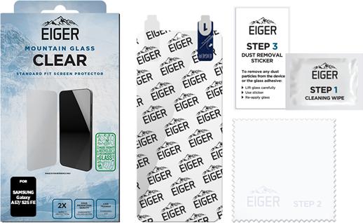Actual product image Eiger Schutzglas 2,5D A57/S25 FE (1 pcs., Samsung Galaxy A57, Samsung Galaxy S25 FE)