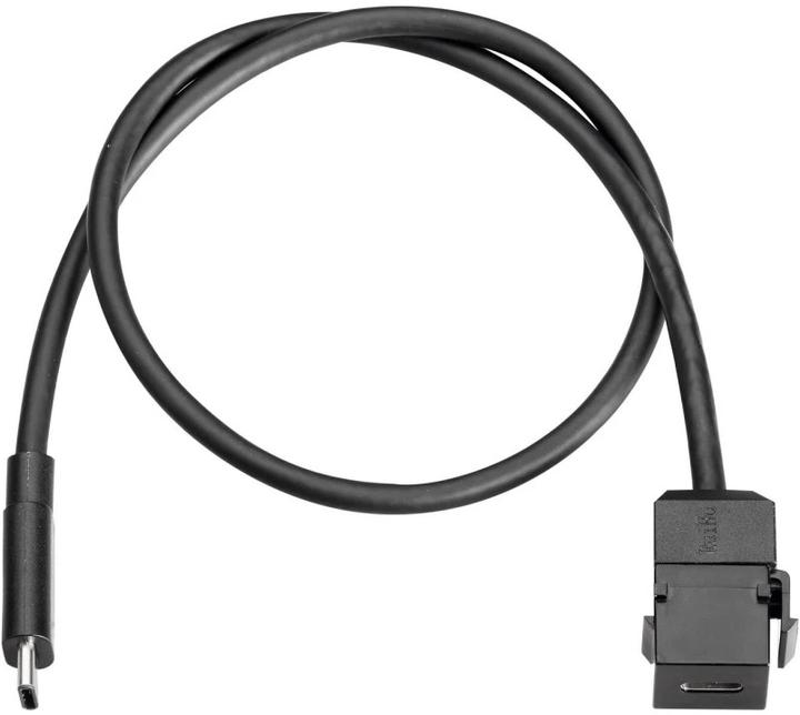 Produktbild Bachmann Keystone Type C 3.1 with cable whip side 1 USB C socket side 2 USB C plug (USB-C, 0.50 m)