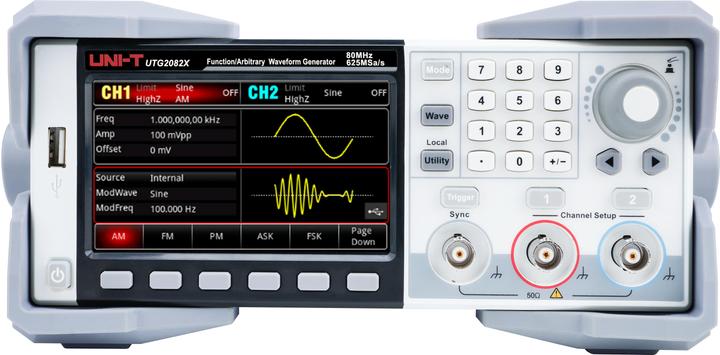 Actual product image Uni-T Funktionsgenerator, UTG2082X, 80 MHz, 2 Kanal