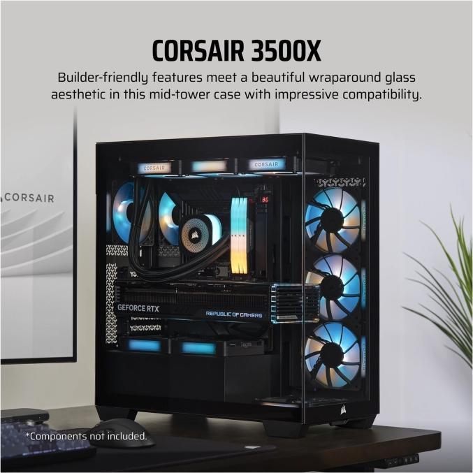 Immagine prodotto Corsair 3500X (mATX, E-ATX, ATX, Mini-ITX)