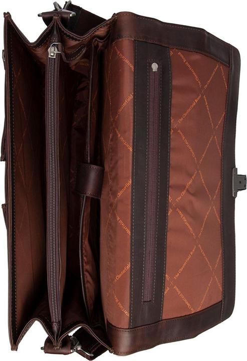 Actual product image The Chesterfield Brand Chesterfield Brand Leren Aktetas Bruin Stuttgart (16")