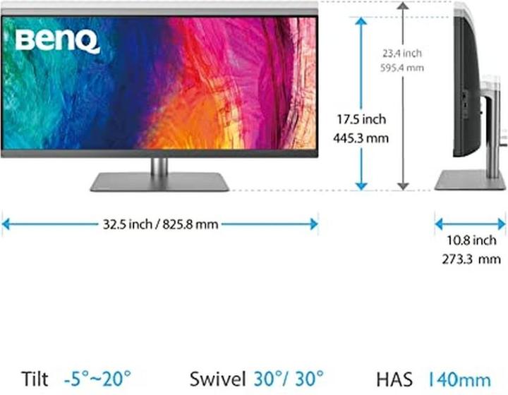 Actual product image BenQ PD3420Q (3440 x 1440 pixels, 34")