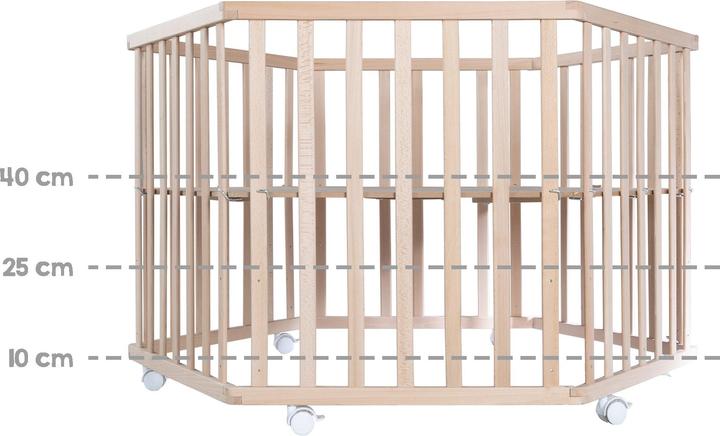 Immagine prodotto Roba Box per bambini a 6 angoli Liebhabär (119 cm, 103.50 cm, MDF)