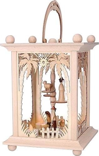 Produktbild Kuhnert Pyramidenlaterne Palmen und Krippe (1 x)