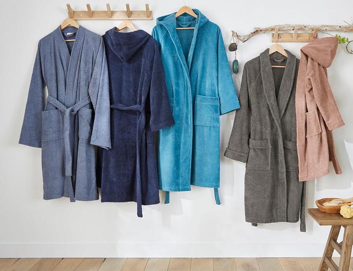 Image du produit La Redoute Interieurs Peignoir éponge col kimono 450g/m (34)