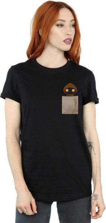 Produktbild Star Wars Jawa Pocket Print Boyfriend Fit TShirt (XXL)