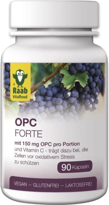 Produktbild Raab OPC Forte mit Vitamin C (90 Stk., Kapseln, 40.50 g)