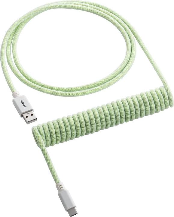 Produktbild CableMod Classic Coiled Keyboard Cable USB-C zu USB Typ A, Lime Sorbet (1.50 m, USB 2.0)