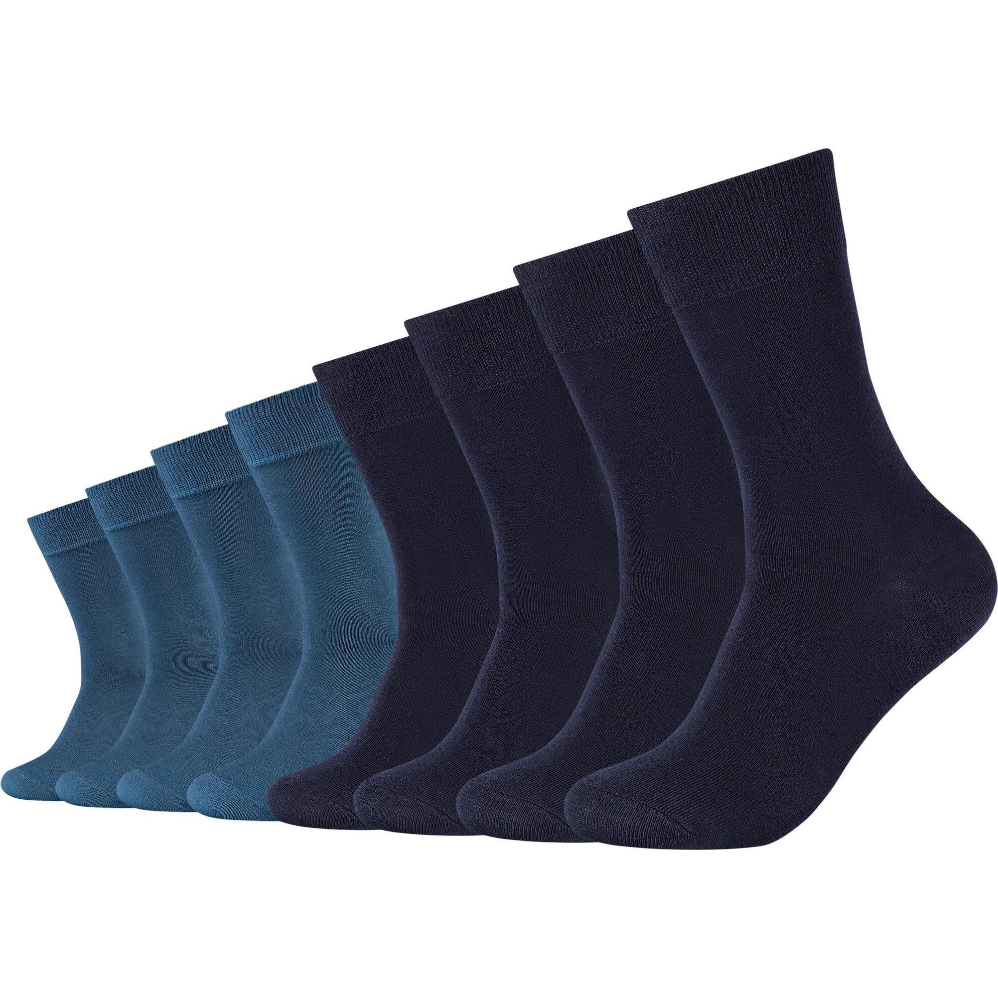 S.Oliver, Unisex, Socken, High, Blau, (8er Pack, 43, 46)