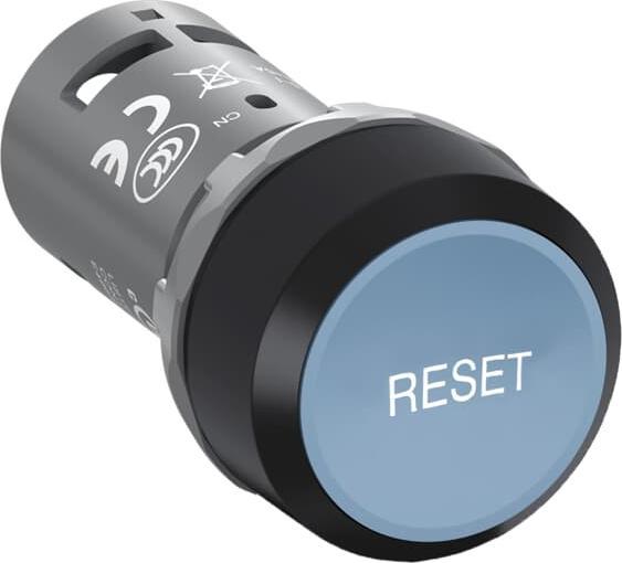 ABB CP9-1021 Drucktaster,blau,Reset, 1 Schliesser + 1 Öffner