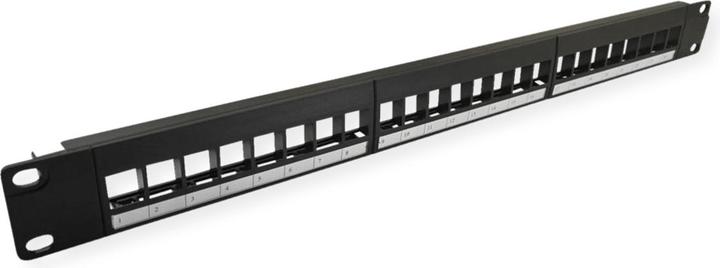 Actual product image Value 19-Keystone-Modulträger 1HE 24 Ports ungeschirmt 3-teilig (26.99.0368)