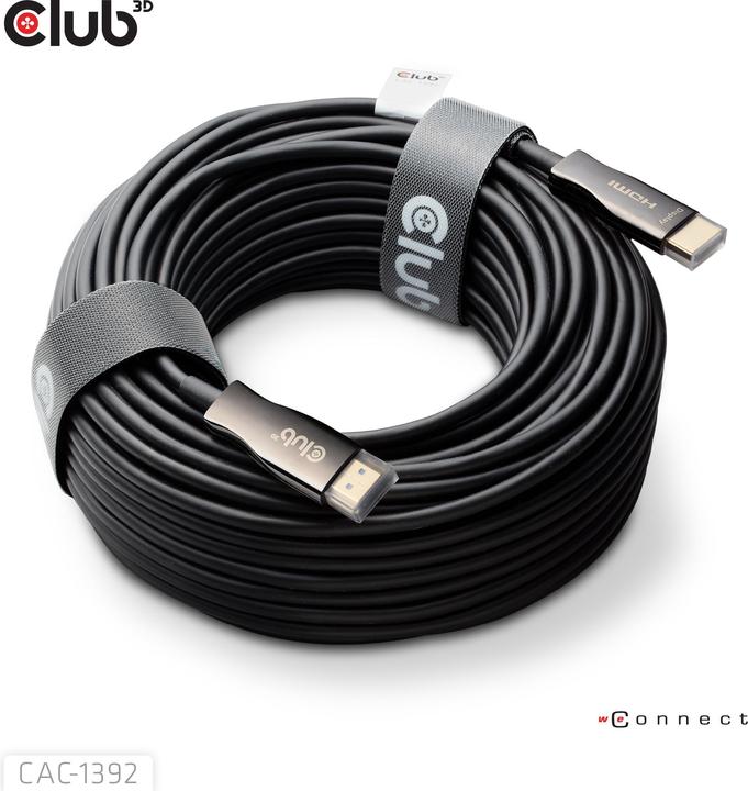 Actual product image Club 3D Club3D HDMI-Kabel A -> A 2.1 aktiv opt. 8K60Hz UHD 30 Meter retail (30 m)