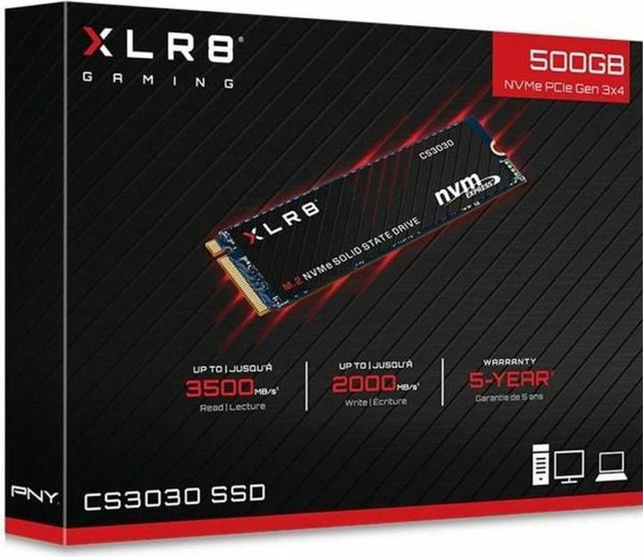 Produktbild PNY XLR8 (500 GB, M.2 2280)