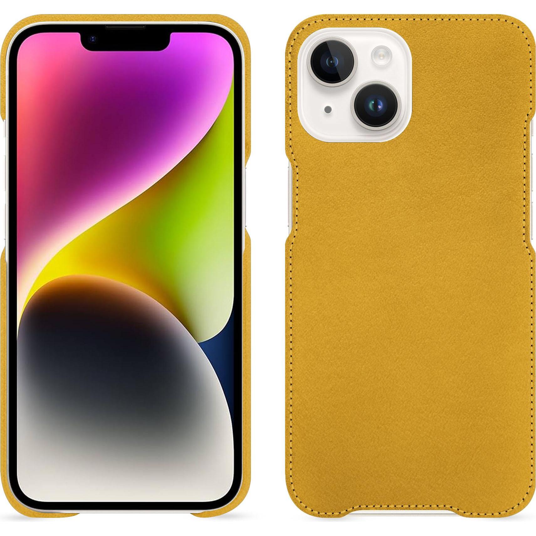 Thumbnail - Noreve Lederschutzhülle (Apple iPhone 15 Plus), Smartphone Hülle, Orange