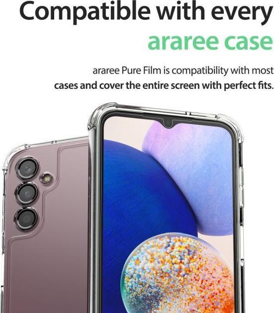 Actual product image Araree Pure Film Series (1 pcs., Samsung Galaxy A14, Samsung Galaxy A14 5G)