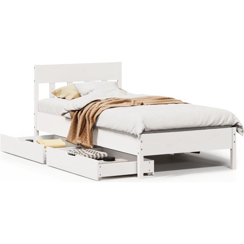 VidaXL, Bett, Bett ohne Matratze (90 x 200 cm)