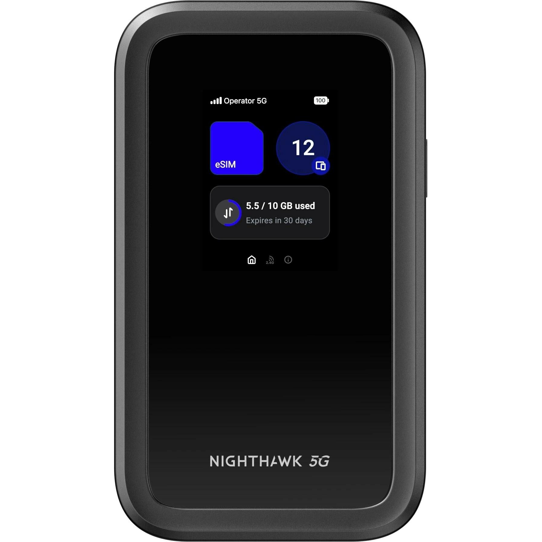 Netgear RW.MH7150-100EUS MH7150 Routeur point d accès Wi-Fi mobile Nighthawk 5G M7 avec avec eSIM., 