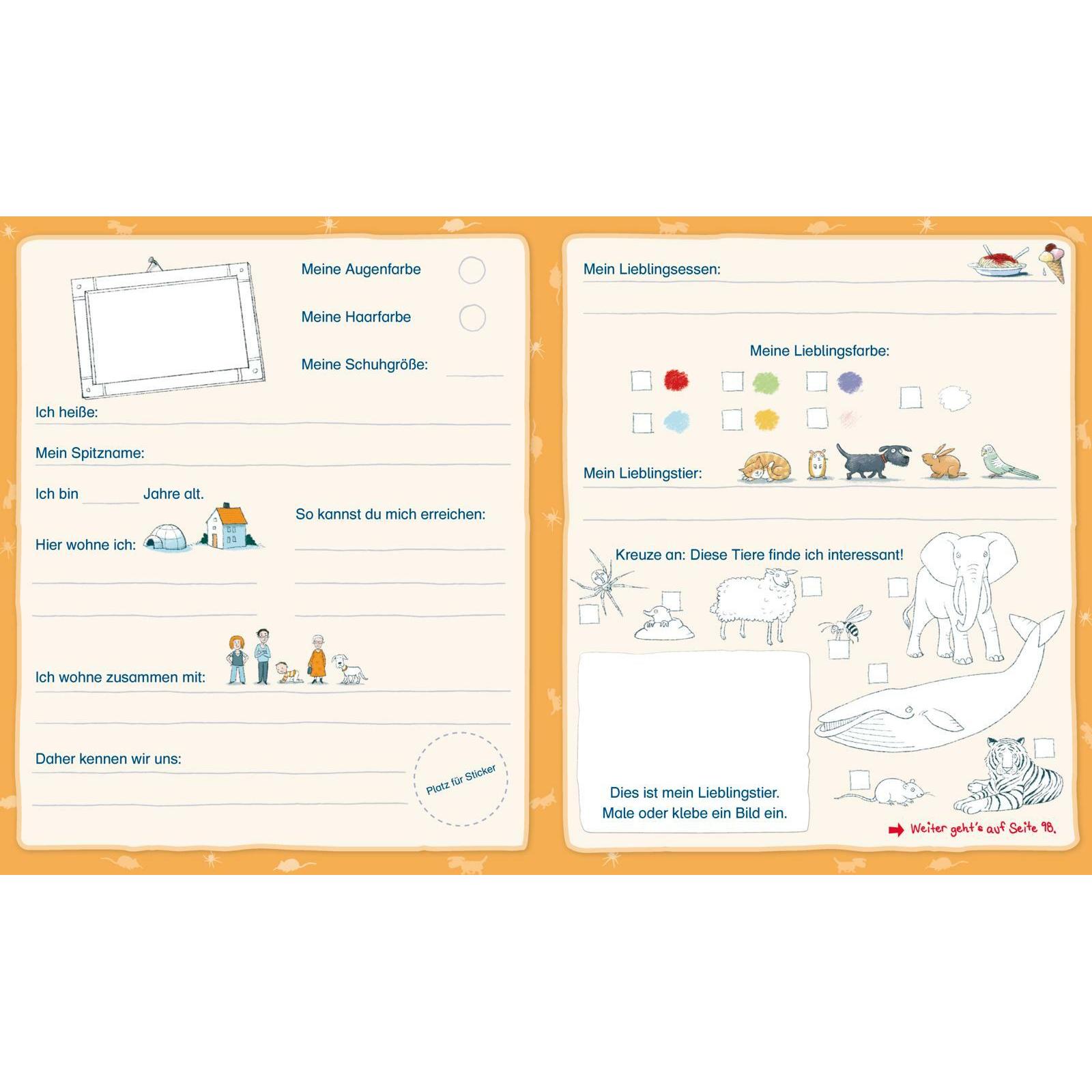 Thumbnail - Schlau für die Schule: Mein Freundschaftsbuch, Kinderbücher von Christine Mildner, Sabine Rothmund
