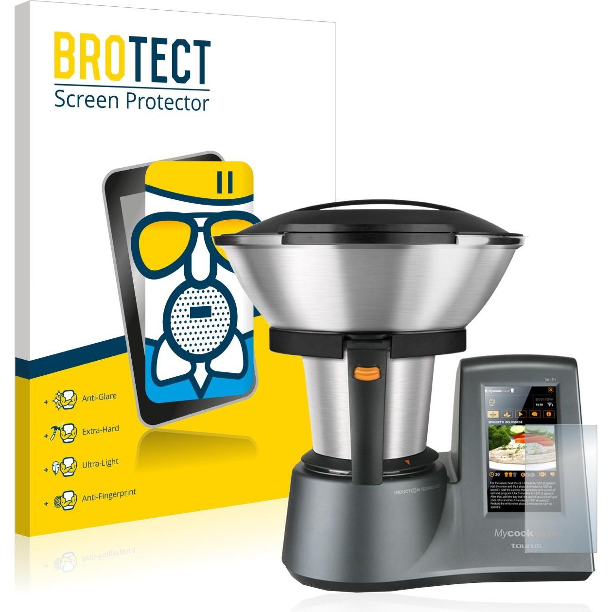 BROTECT Schutzglas Schutzfolie Glas Folie Displayschutz matt, Zubehör Küchengeräte, Grau
