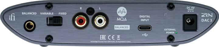 Produktbild iFi Audio Zen Dac 3 (Gain-Schalter, USB-DAC, Bass Boost)