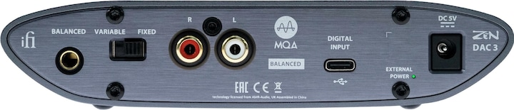 Immagine prodotto iFi Audio Zen Dac 3 (interruttore di guadagno, USB-DAC, Potenziamento dei bassi)