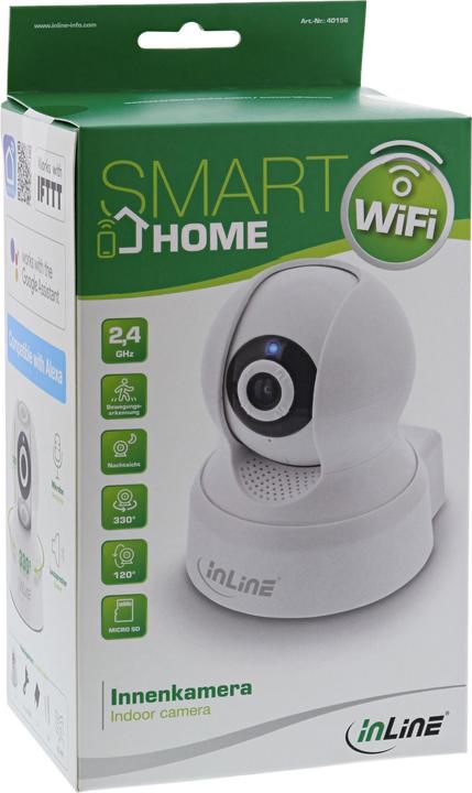 Actual product image InLine SmartHome camera inside (1280 x 720 pixels)