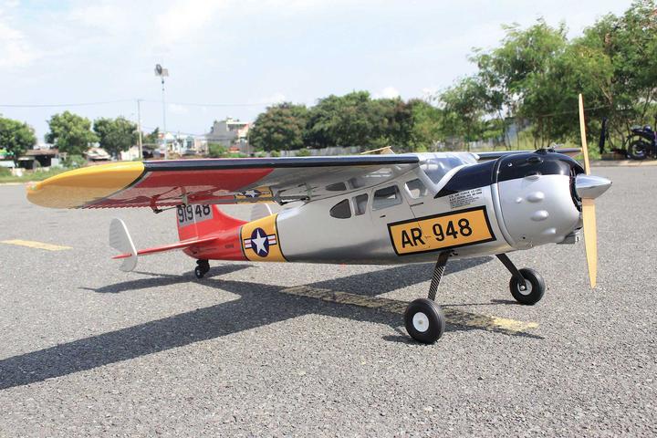 Productafbeelding Seagull Models ( SG-Models ) Cessna 195 90" ARF "USAF" 35-50cc (Gemotoriseerde vliegtuigen)