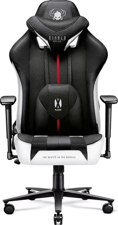 Actual product image Diablo Fotel Chairs X-PLAYER 2.0 King Size Czarno-biały