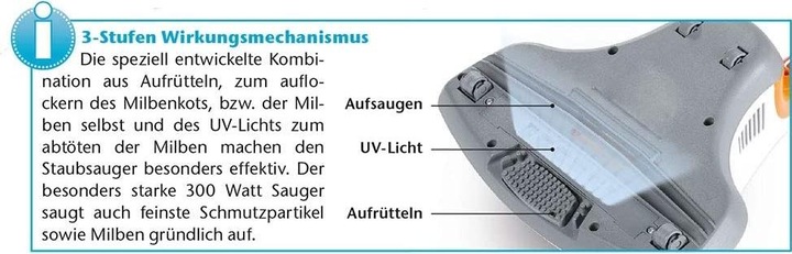 Produktbild MaxVitalis Milbenstaubsauger