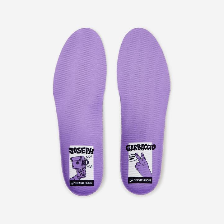 Image du produit Decathlon Chaussures de skate Crush900 Joseph Garbaccio - PRO blanc/violet (43)