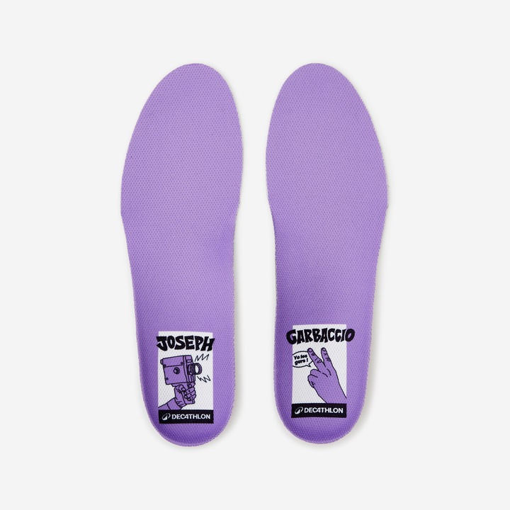 Image du produit Decathlon Chaussures de skate Crush900 Joseph Garbaccio - PRO blanc/violet (42)