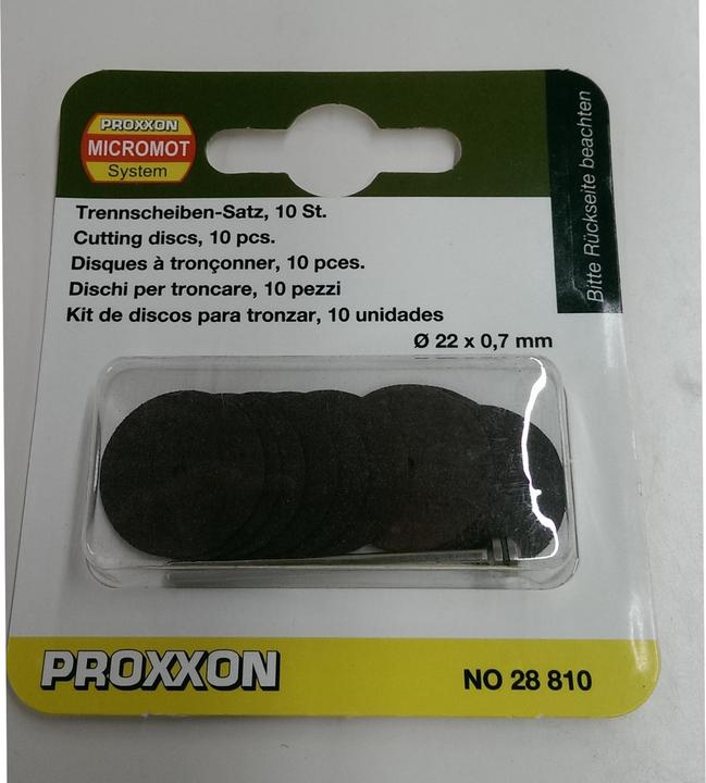 Actual product image Proxxon Cutting disc 22.0 mm w. carrier