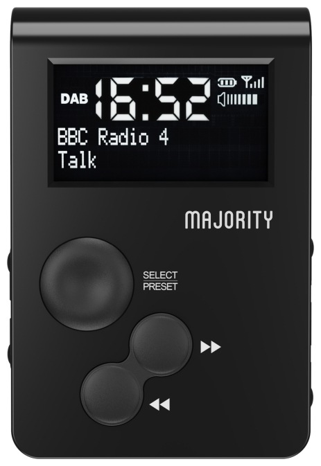 Image du produit Majority Radio numérique portable (DAB+ DAB, FM, Fréquence radio (RF))