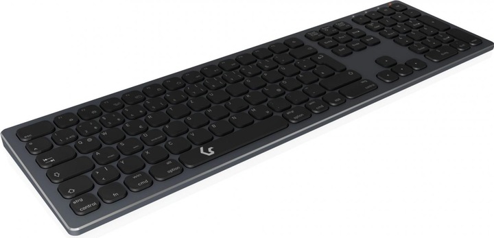 Actual product image KeySonic Full-Size Aluminum Keyboard, Bluetooth® & RF, for Win & macOS (DE, Wireless)