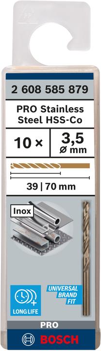 Productafbeelding Bosch Professional Zubehör HSS Metaaldraaiboor 3,5 mm (3,5 mm)
