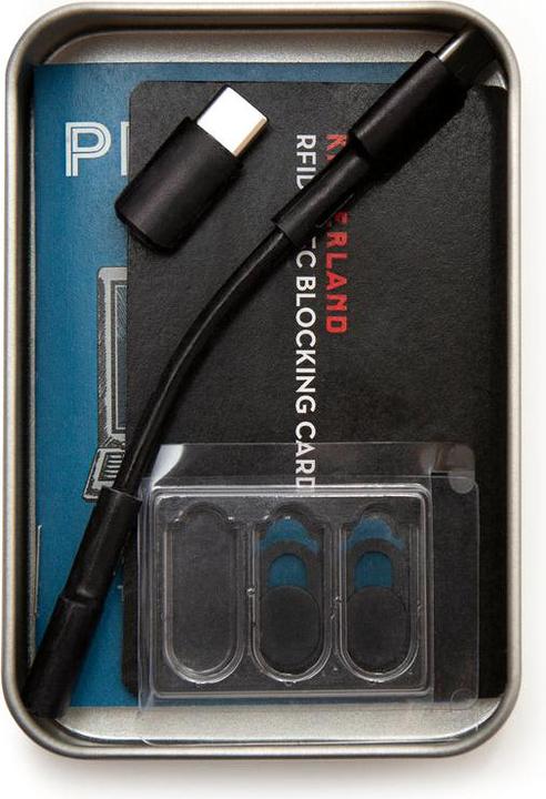 Produktbild Kikkerland Privacy Tin Kit