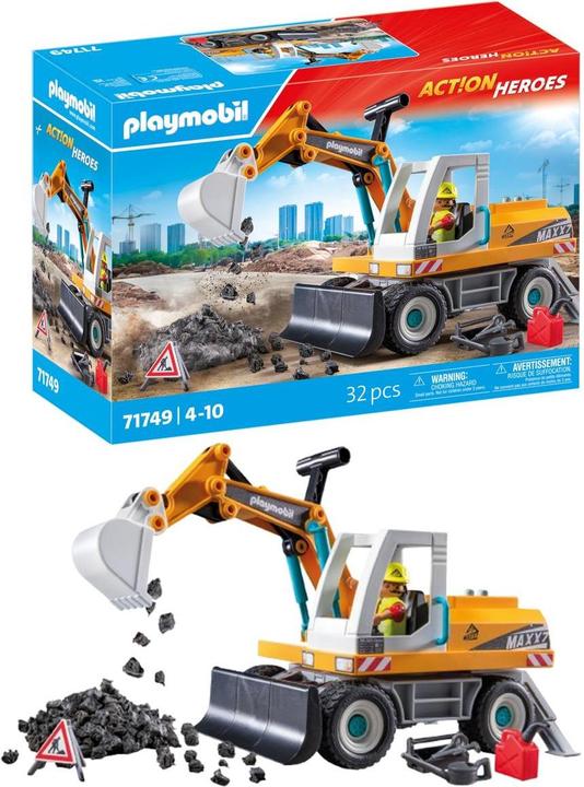 Productafbeelding Playmobil Graafmachine (Playmobil Actie Helden)