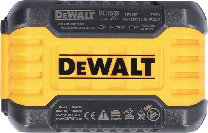 Actual product image DeWalt DCB548Y2-XJ (18 V)