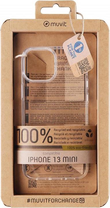 Image du produit Muvit Pour Changer Recycletek Souple Transparent Iphone 13 Mini (Apple iPhone 13 mini)