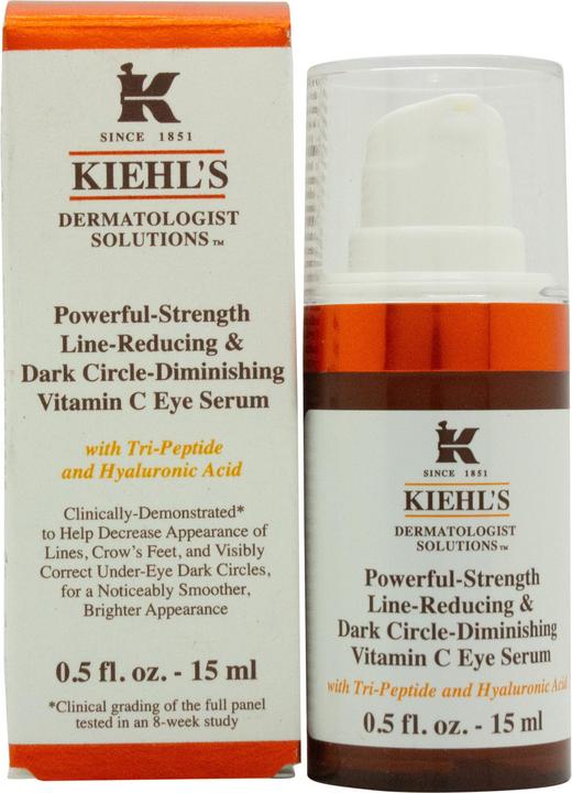 Kiehl's Dermatologist Solutions Powerful-Strength (Augenpflege Serum, 15 ml, Tag)