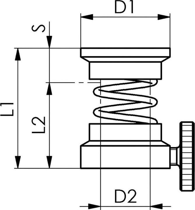 Image du produit Amf Support à ressort pour bride