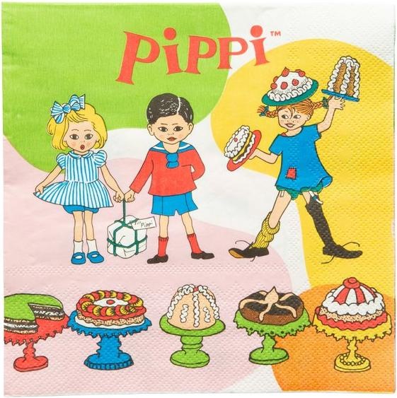 Produktbild Haza Witbaard Pippi Langstrumpf: Servietten - 16 Stk (16 x)