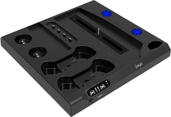 Actual product image iPega PG-P5028 Multifunctional Cooling Stand for PS5 and accessories (black)