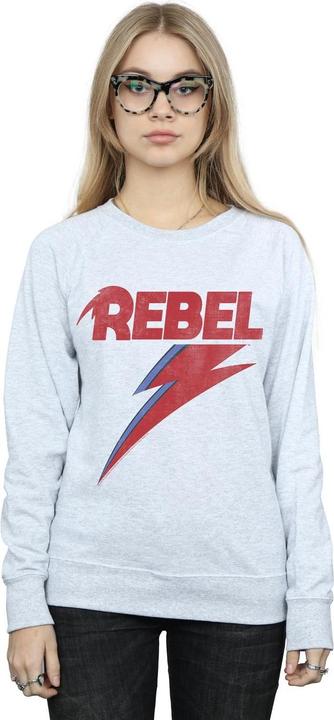 Immagine prodotto David Bowie Distressed Rebel Felpa Donna (L)