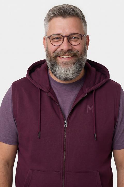 Produktbild Men+ Sweatweste, Kapuze, Kängurutasche (XXL)