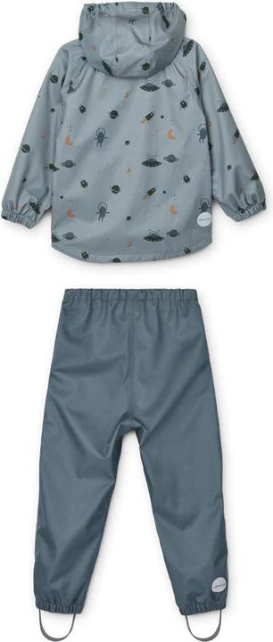 Actual product image Liewood Parker Junior Space Blue Fog Mix Rain Set (128)