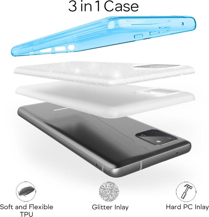 Produktbild Nalia Glitzer Hülle (Samsung Galaxy Note 10 Lite)