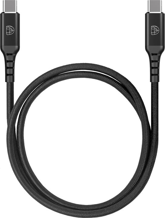 Produktbild Deqster Ladekabel USB-C auf USB-C Black EDU Verpackung (1 m, USB 3.0)