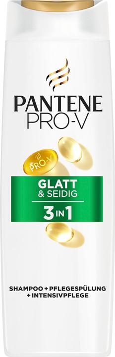 Pantene Pro-V Glatt & Seidig 3 in 1 (300 ml, Flüssiges Shampoo)